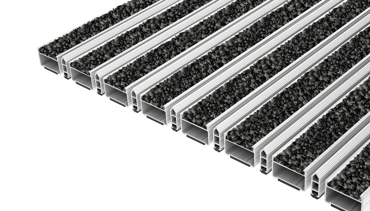 Entrance Mat Top Clean Classic 22 Pulse Pulse Insert And Scraper Bar