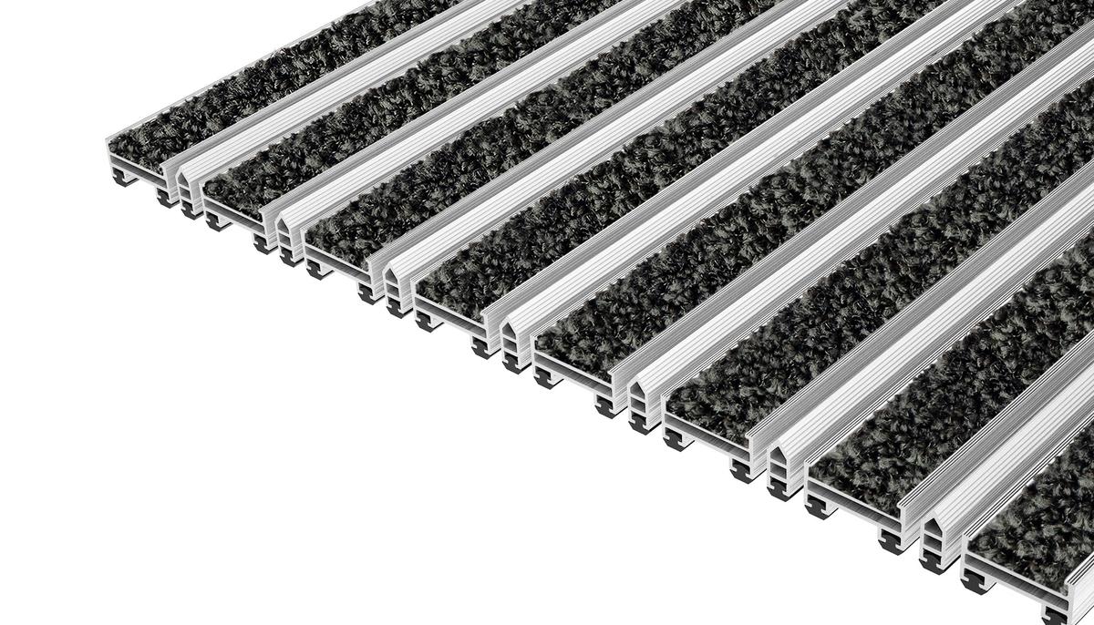 Entrance Mat Top Clean Trend 17 Pulse Insert And Scraper Bar