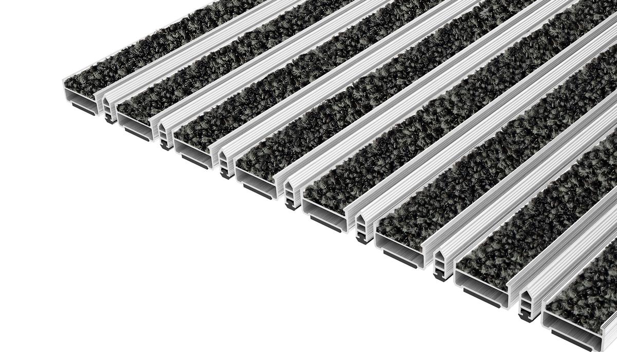 Entrance Mat Top Clean Classic 17 Pulse Pulse Insert And Scraper Bar