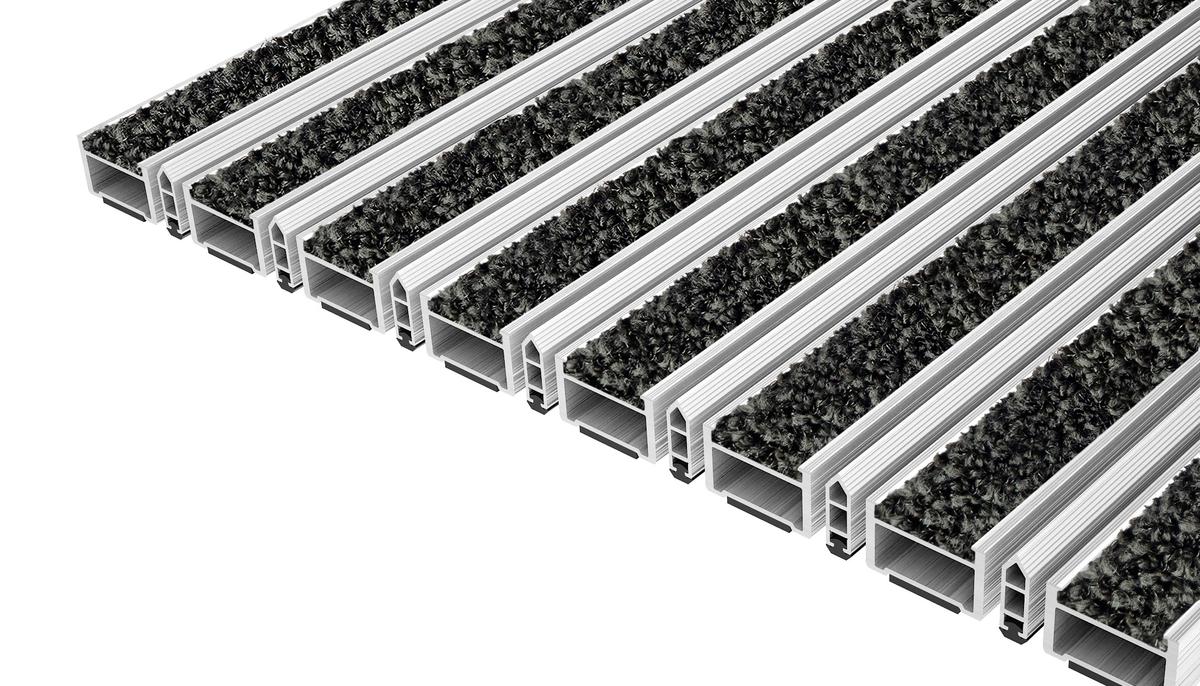 Entrance Mat Top Clean Robust 22 Pulse Insert And Scraper Bar