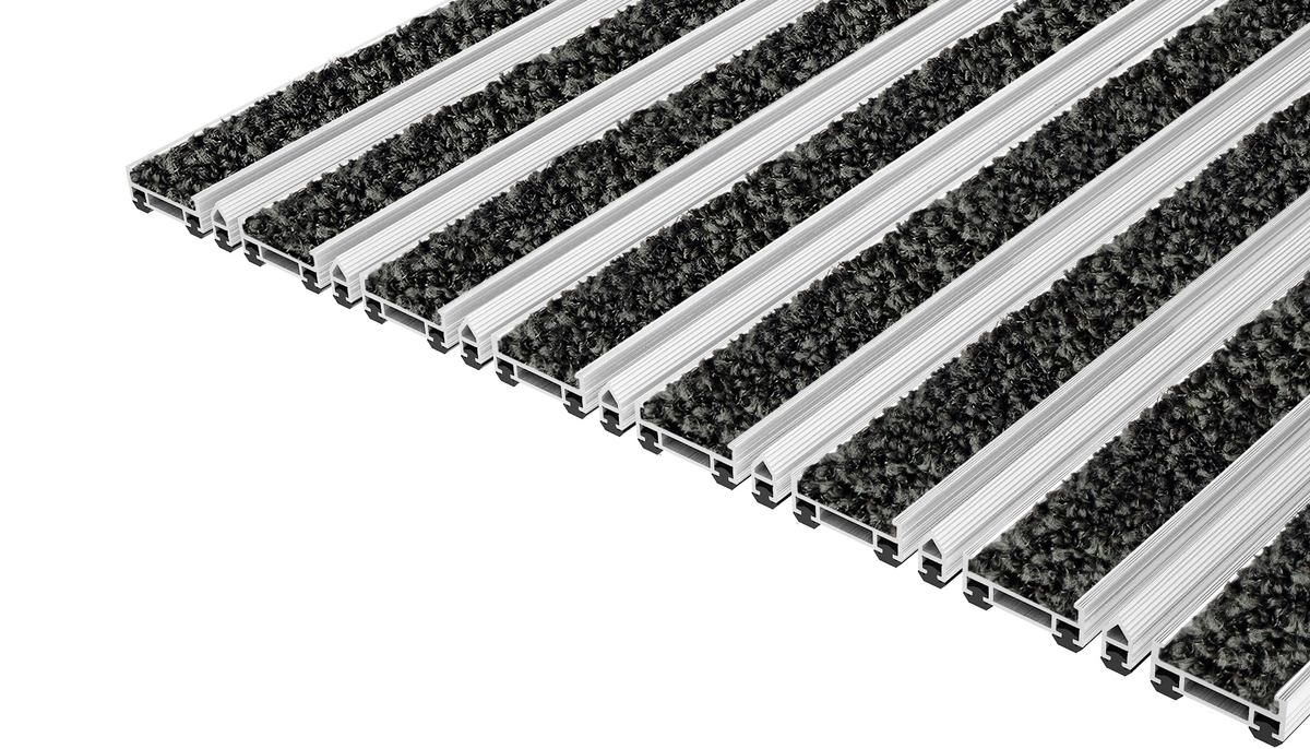 Entrance Mat Top Clean Trend 12 Pulse Insert And Scraper Bar