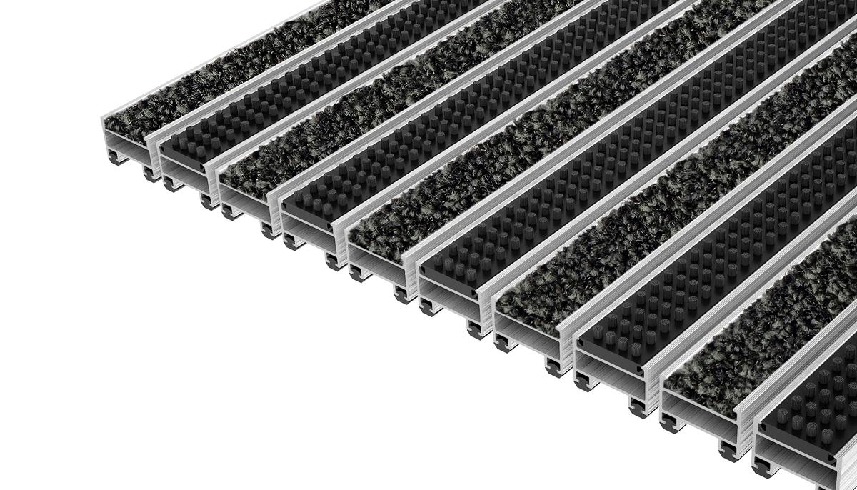 Entrance Mat Top Clean Trend 22 Pulse Insert And Cassette Brush