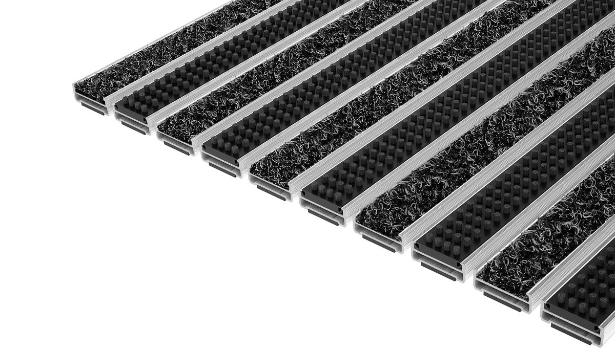 Entrance Mat Top Clean Classic 10 Wave Insert And Cassette Brush
